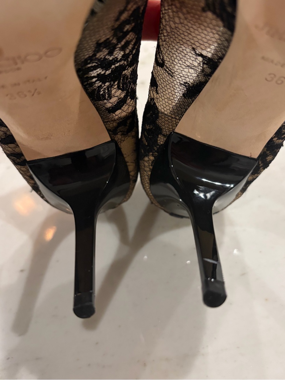 Jimmy Choo lace pumps- 6.5 NEW - Picture 14 of 16
